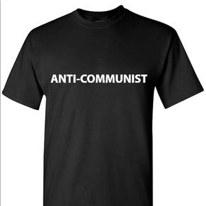 Anti-communist T-shirt Conservative Political President Trump American